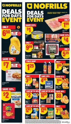 Un aperçu du dépliant Weekly flyer / circulaire du magasin No Frills est valide à partir 8 janv. 2026