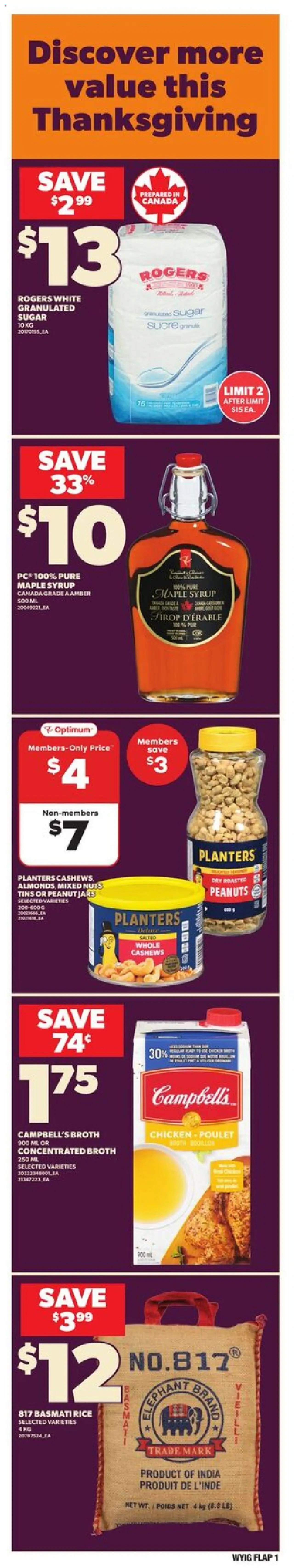 Independent Grocer flyer valid from Oct 09, 2025 - page number 1
