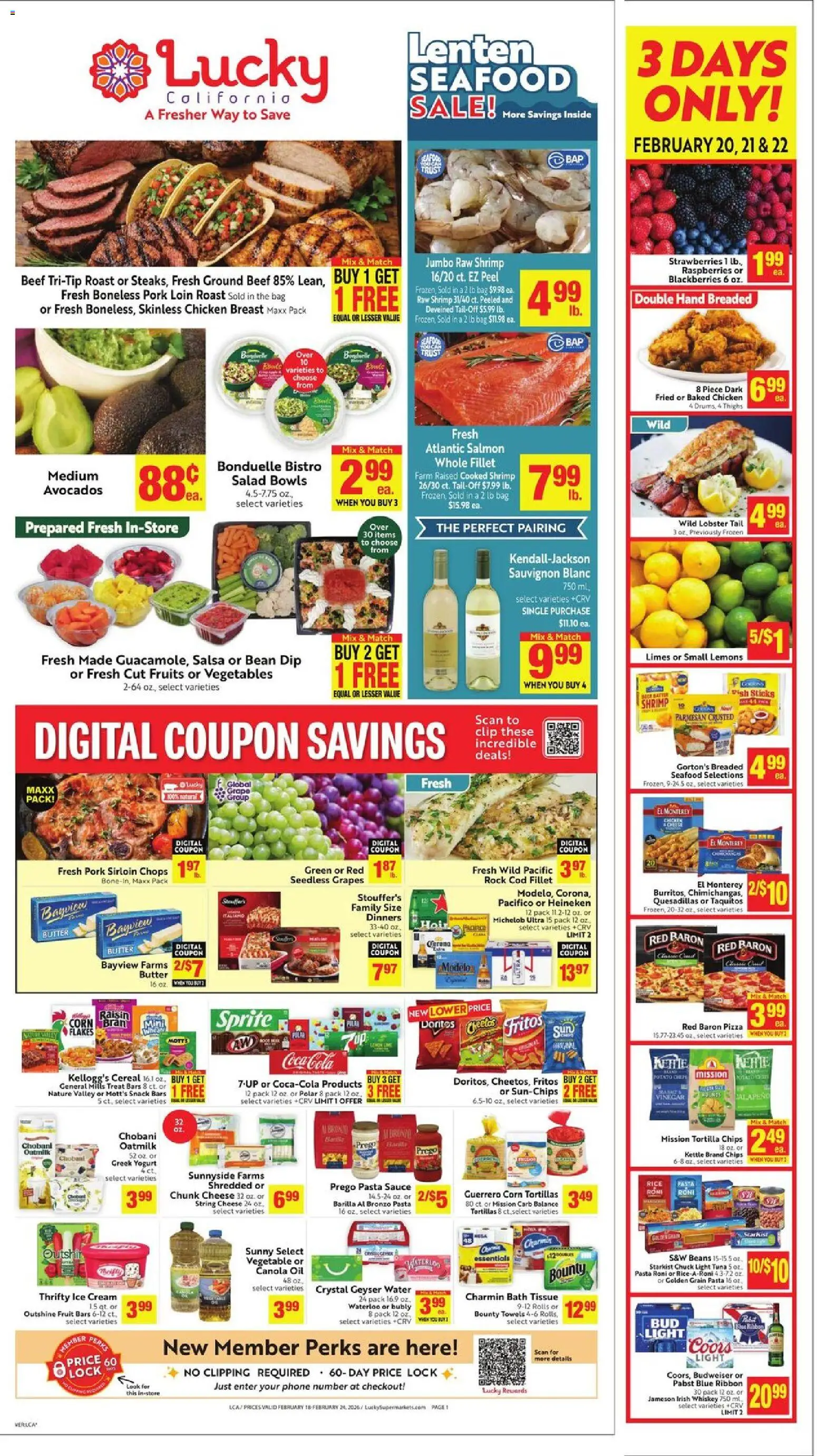 Ad Preview of Lucky Supermarkets Weekly Ad from 02/18/2026