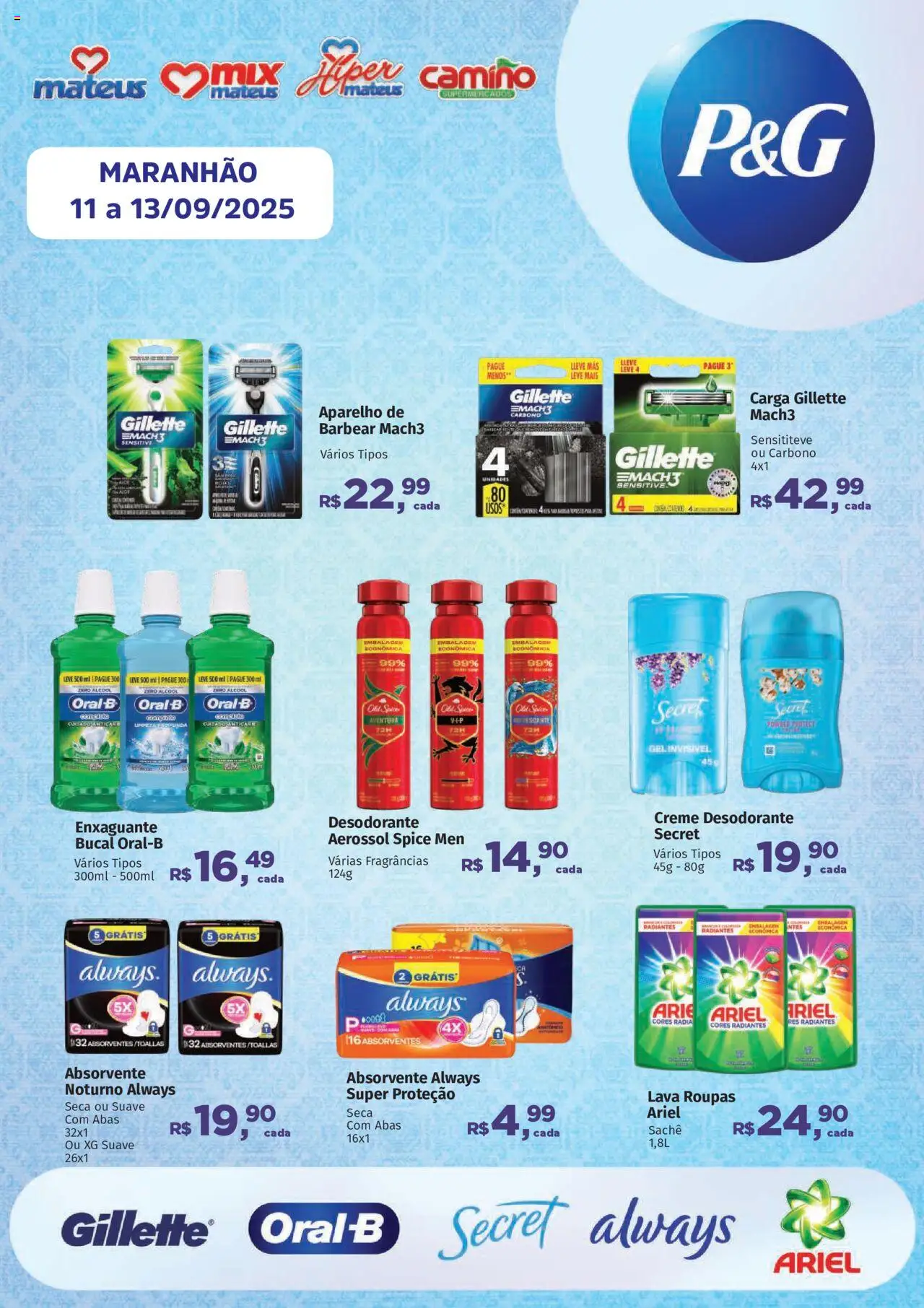 Mateus folheto "Ofertas P&G" válido a partir de 11/09/2025 - número de página 1