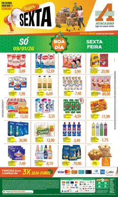 Pré-Visualização do folheto "Ofertas - SP" da loja Atacadão válido a partir de 09/01/2026
