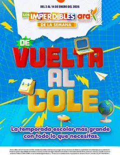 Vista previa del prospecto Imperdibles ara de la semana del almacen Ara válida del 02/01/2026 al 14/01/2026