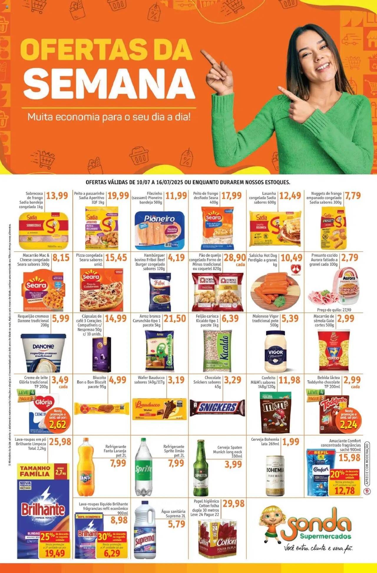 Sonda folheto "Ofertas da semana" válido a partir de 10/07/2025 - número de página 1