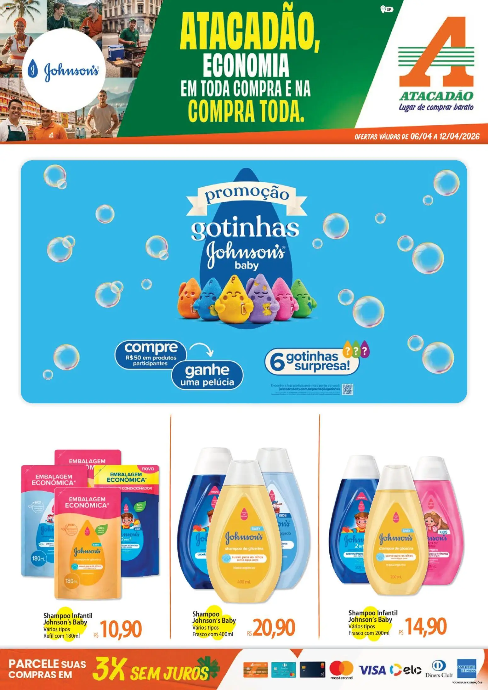 Pré-Visualização do folheto "Atacadão ofertas - SP" da loja Atacadão válido a partir de 06/04/2026