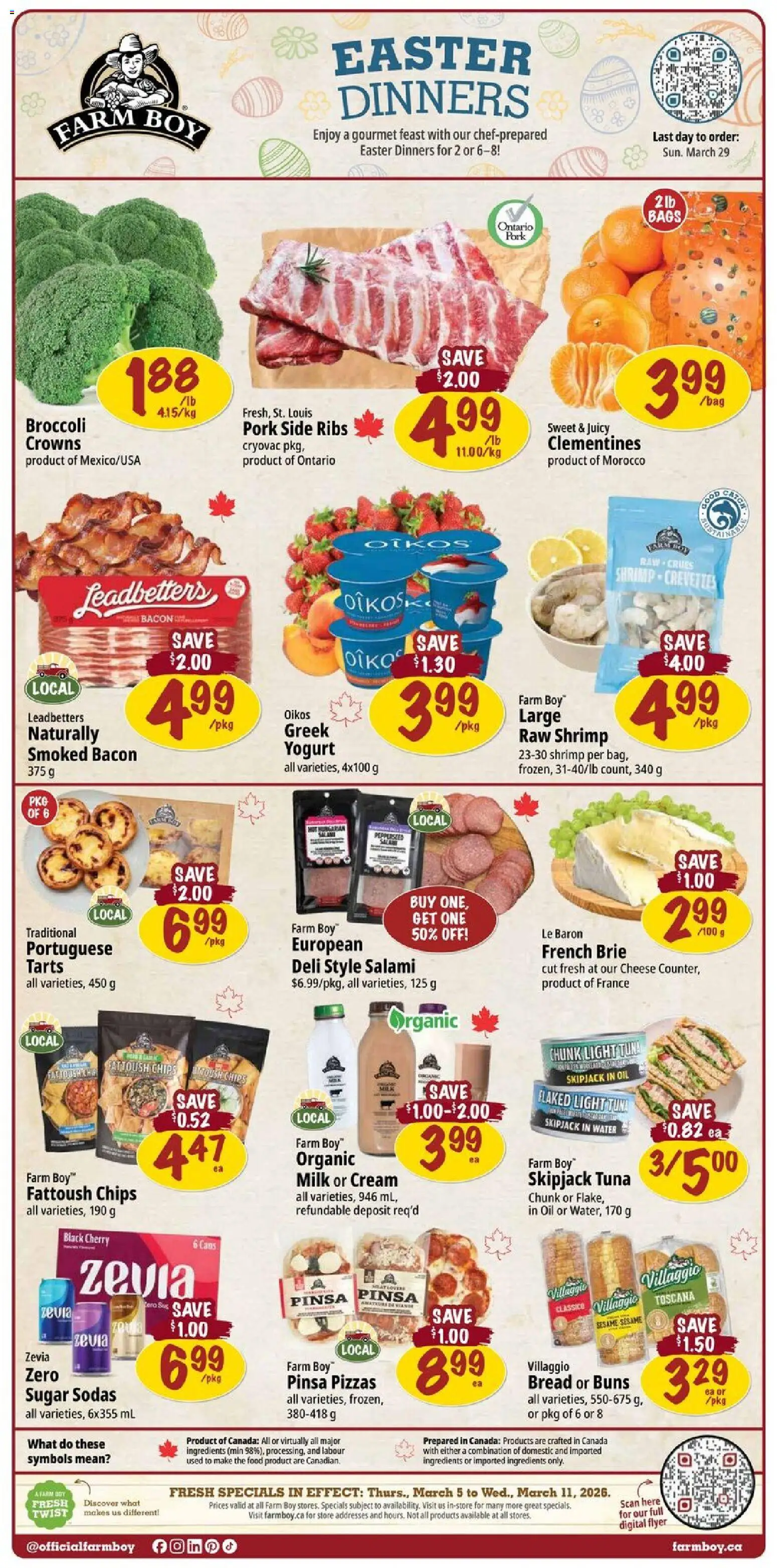 Preview of leaflet Farm Boy weekly flyer / circulaire from shop Farm Boy is valid from Mar 05, 2026
