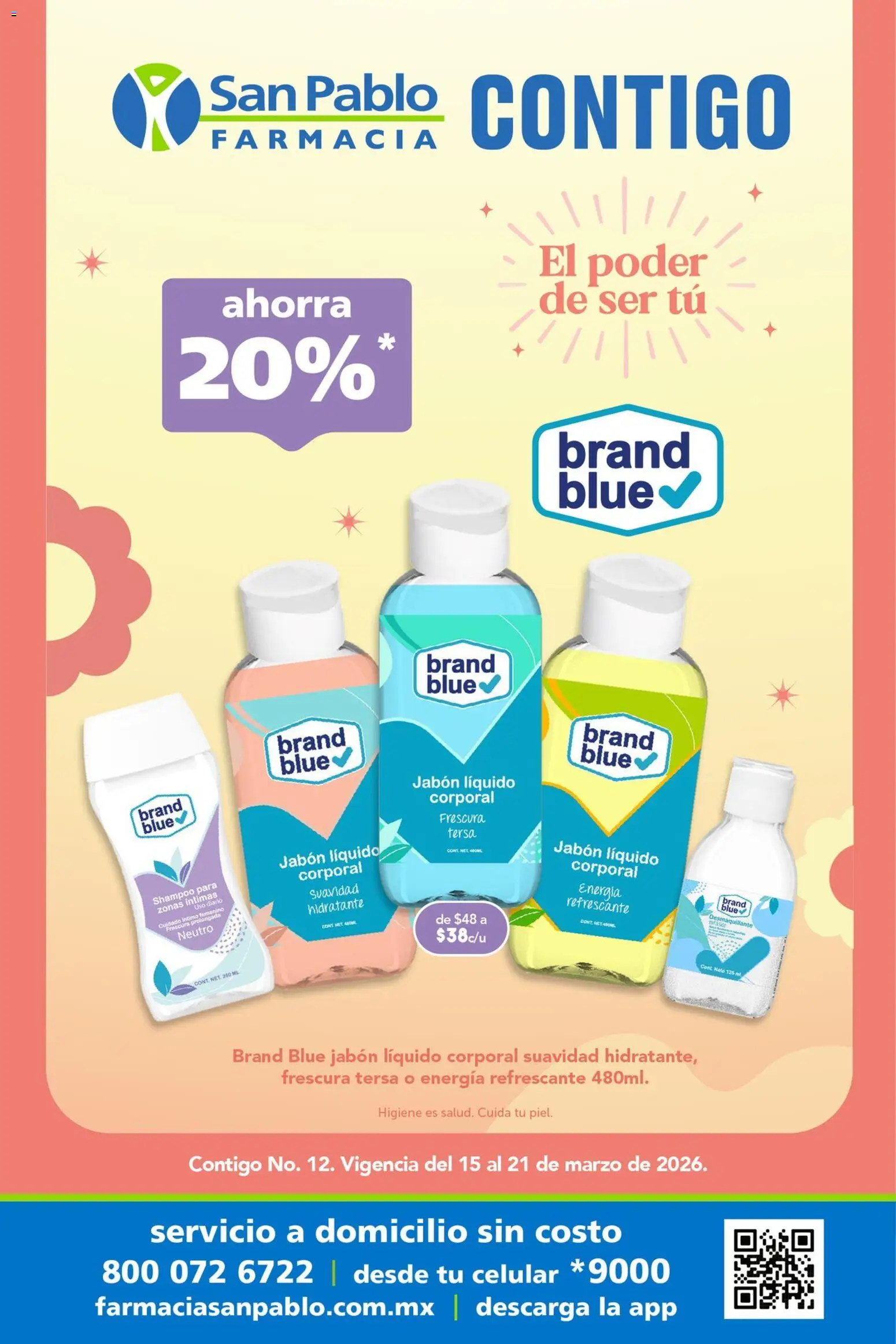 Vista previa las ofertas de la tienda Farmacia San Pablo - Farmacia San Pablo catálogo desde el 15/03/2026 - Shampoo, Jabón, Desmaquillante, Jabón líquido