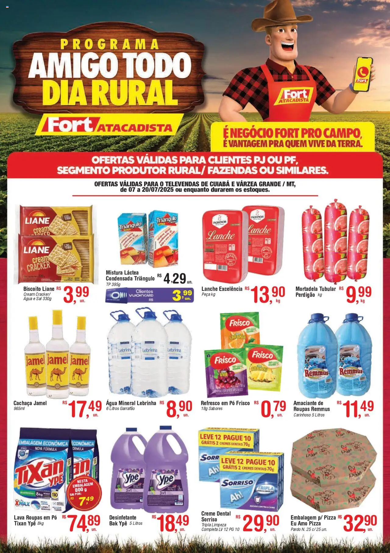 Fort Atacadista folheto "Ofertas Rural" válido a partir de 07/07/2025 - número de página 1