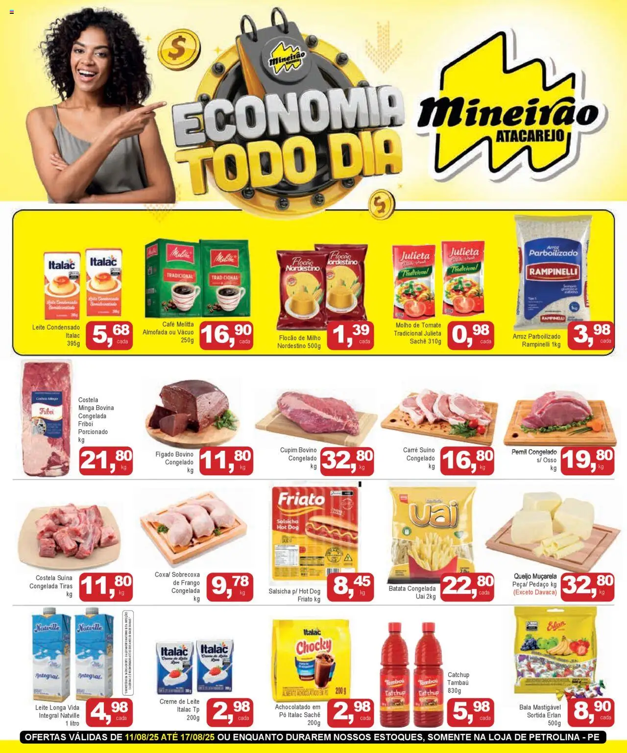 Mineirão Atacarejo folheto "Ofertas da semana" válido a partir de 11/08/2025 - número de página 1