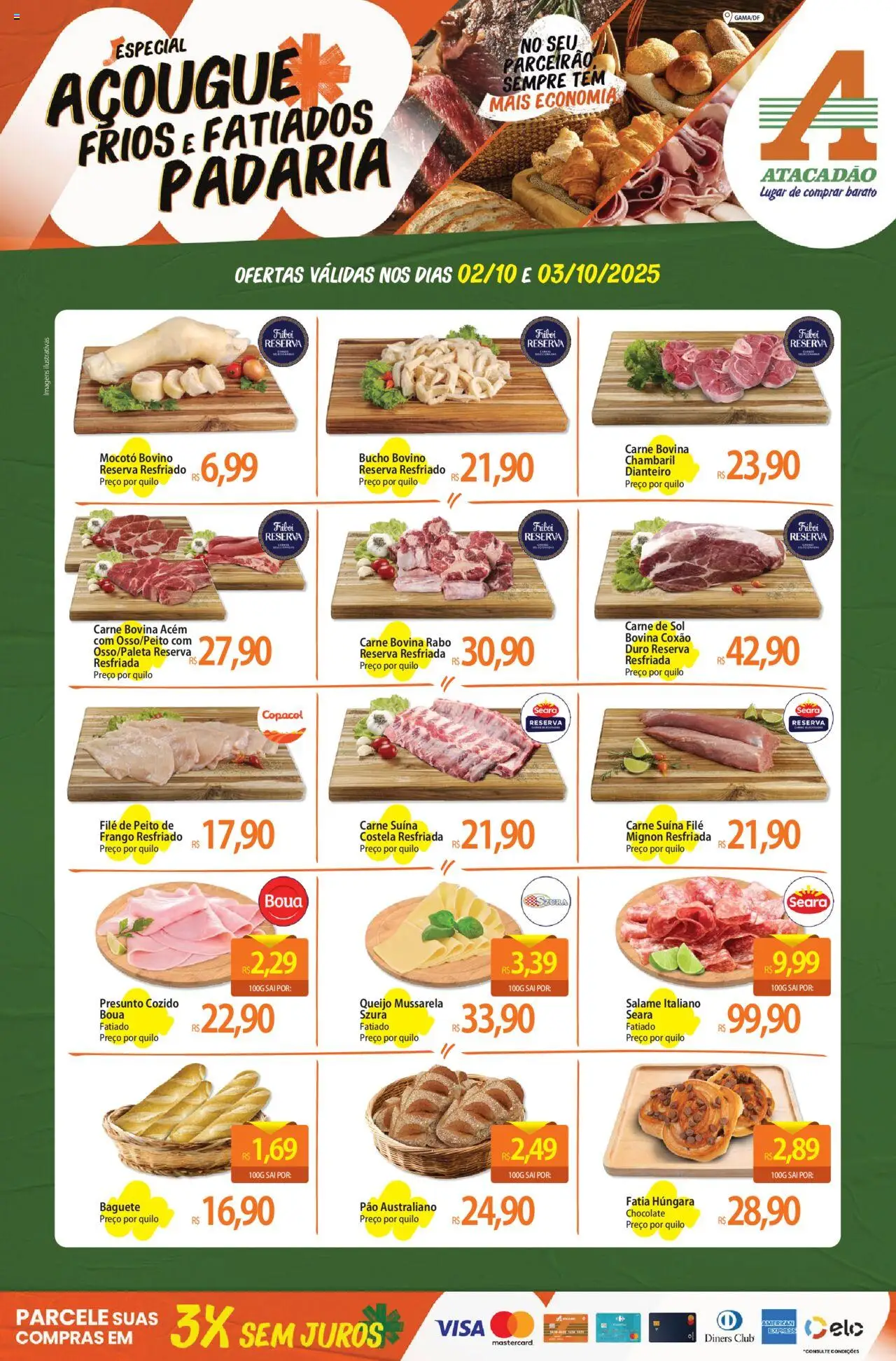 Atacadão folheto "Ofertas - DF" válido a partir de 02/10/2025 - número de página 1