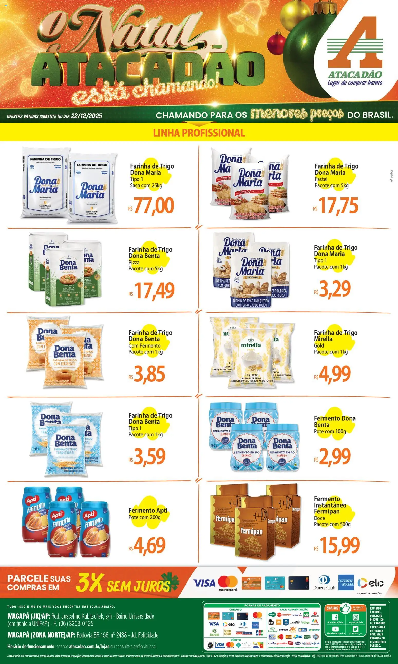 Pré-Visualização do folheto "Ofertas - AP" da loja Atacadão válido a partir de 22/12/2025