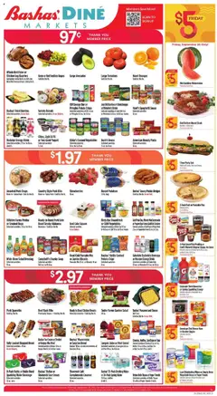 Ad Preview of Basha's Dine from 09/24/2025