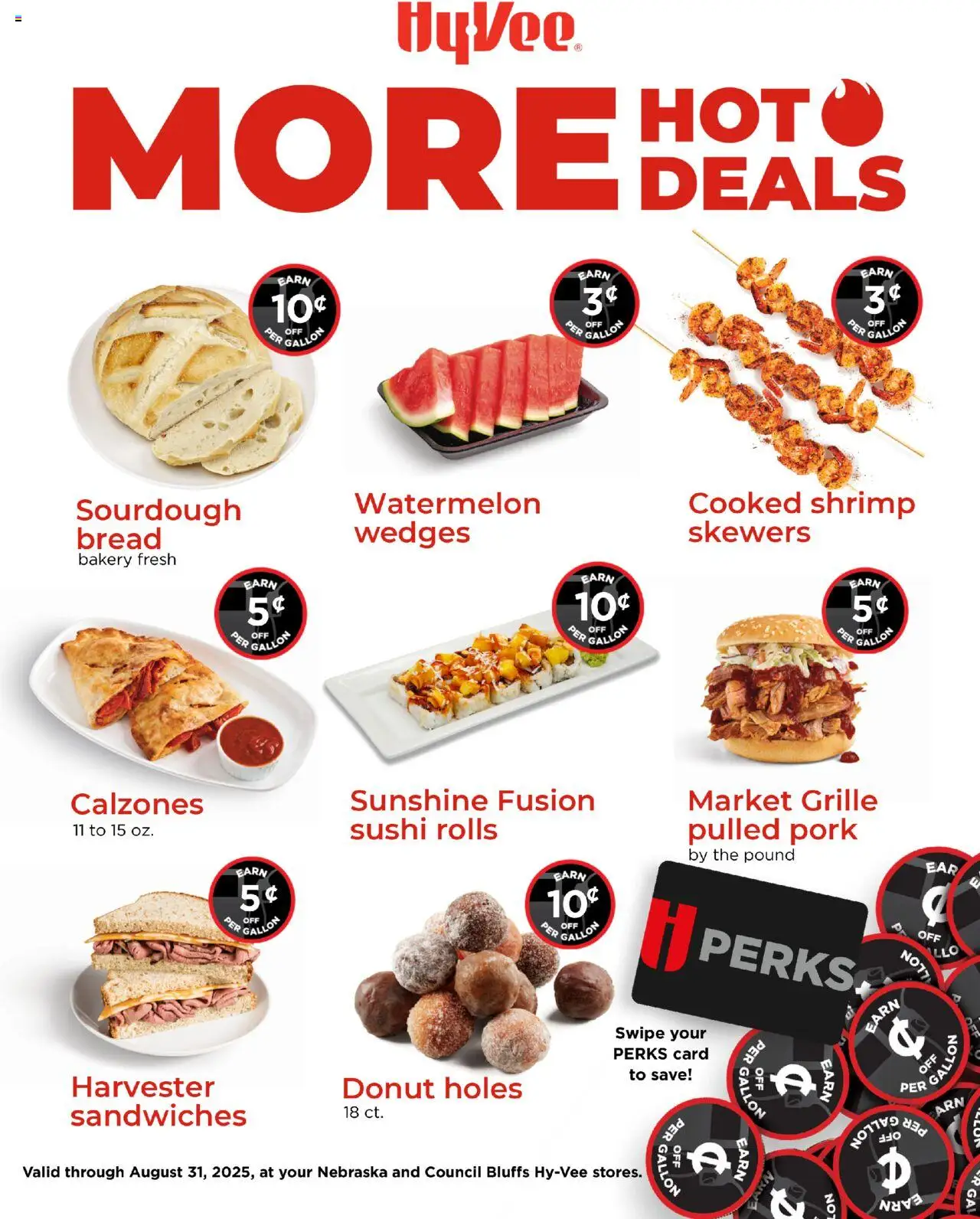 HyVee More Fuel Savings from 08/05/2025 - Flyer - Page number 1