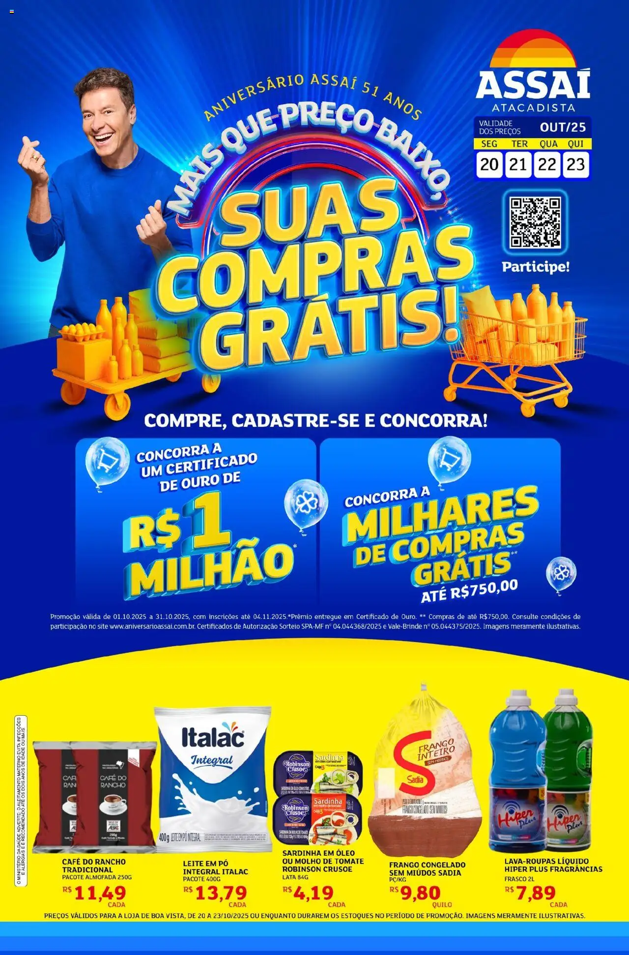 Assaí Atacadista folheto "Encarte - RR" válido a partir de 20/10/2025 - número de página 1