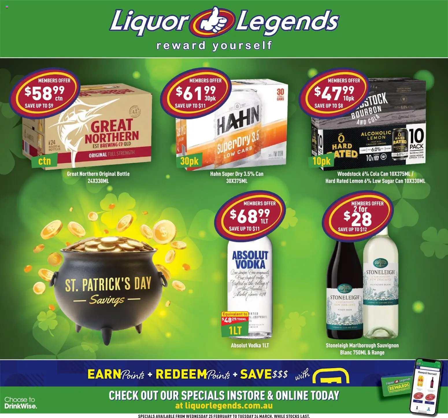 Preview of catalogue Catalogue Beachmere from shop Liquor Legends valid 25/02/2026