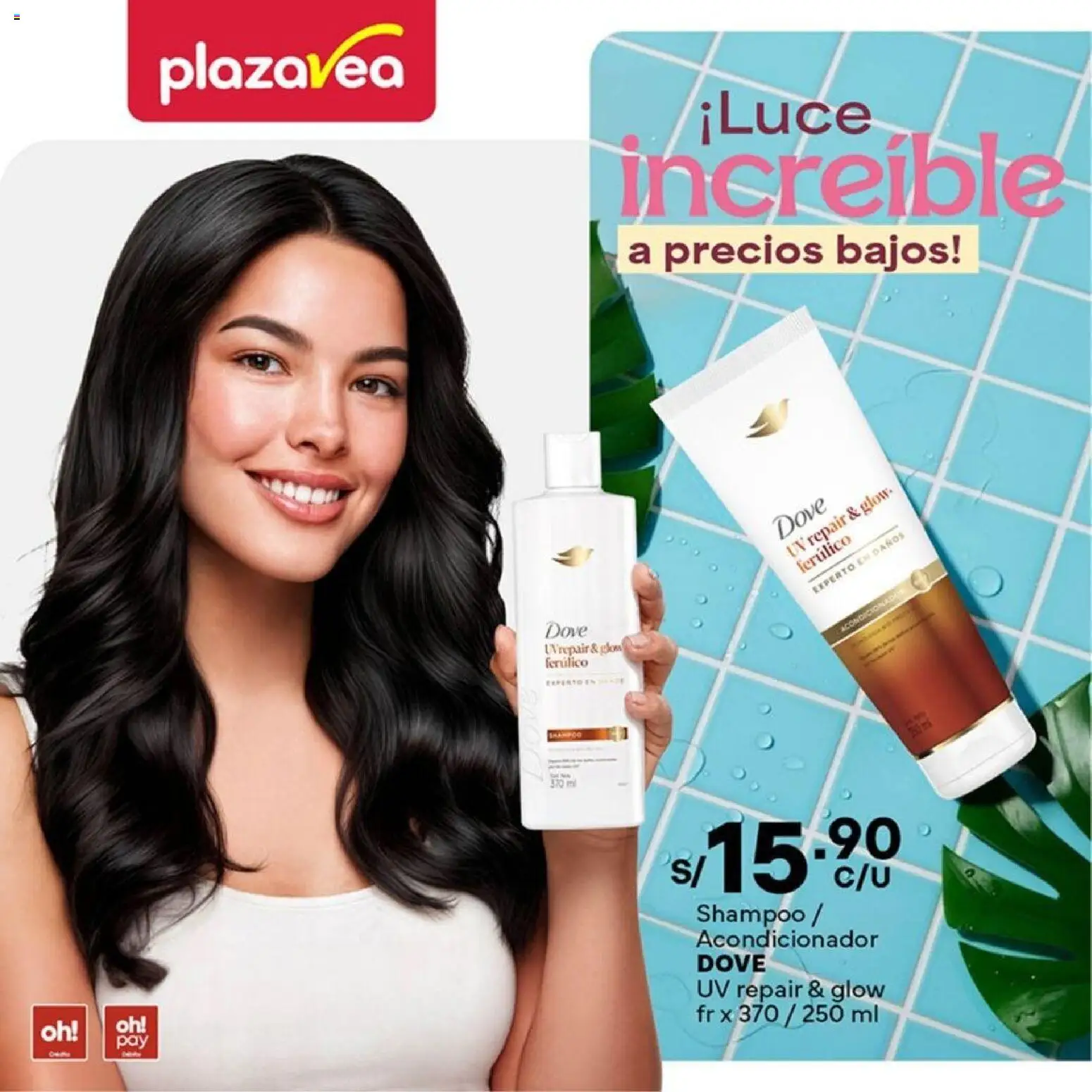 Vista previa de AVISO CP de la tienda Plaza Vea válido desde 23/02/2026 - Shampoo, Acondicionador