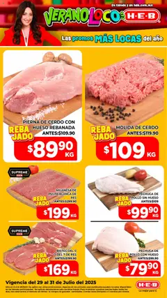 Vista previa las ofertas de la tienda H-E-B - Folleto Perecederos desde el 29/07/2025 