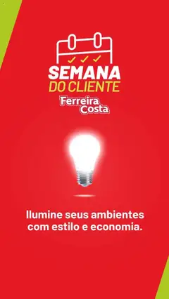 Pré-Visualização do folheto "Ofertas Semana do Cliente" da loja Ferreira Costa válido a partir de 17/09/2025