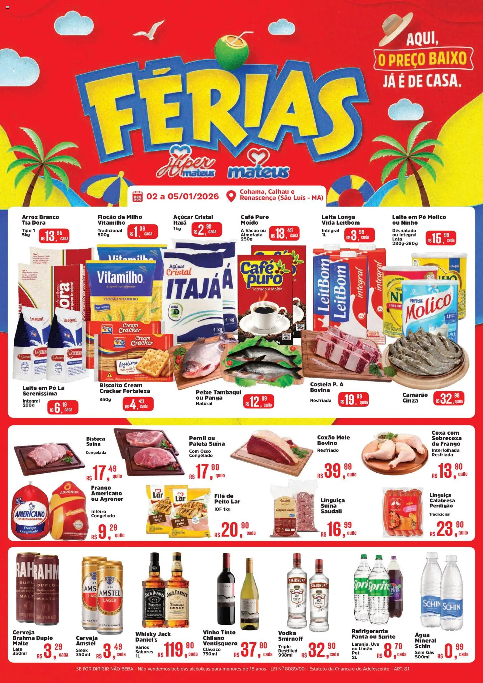 Pré-Visualização do folheto "Ofertas da semana" da loja Mateus válido a partir de 02/01/2026