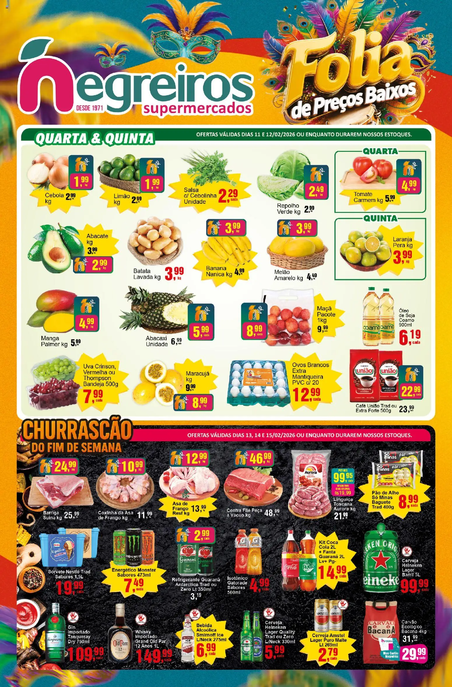 Pré-Visualização do folheto "Ofertas da semana" da loja Negreiros válido a partir de 11/02/2026