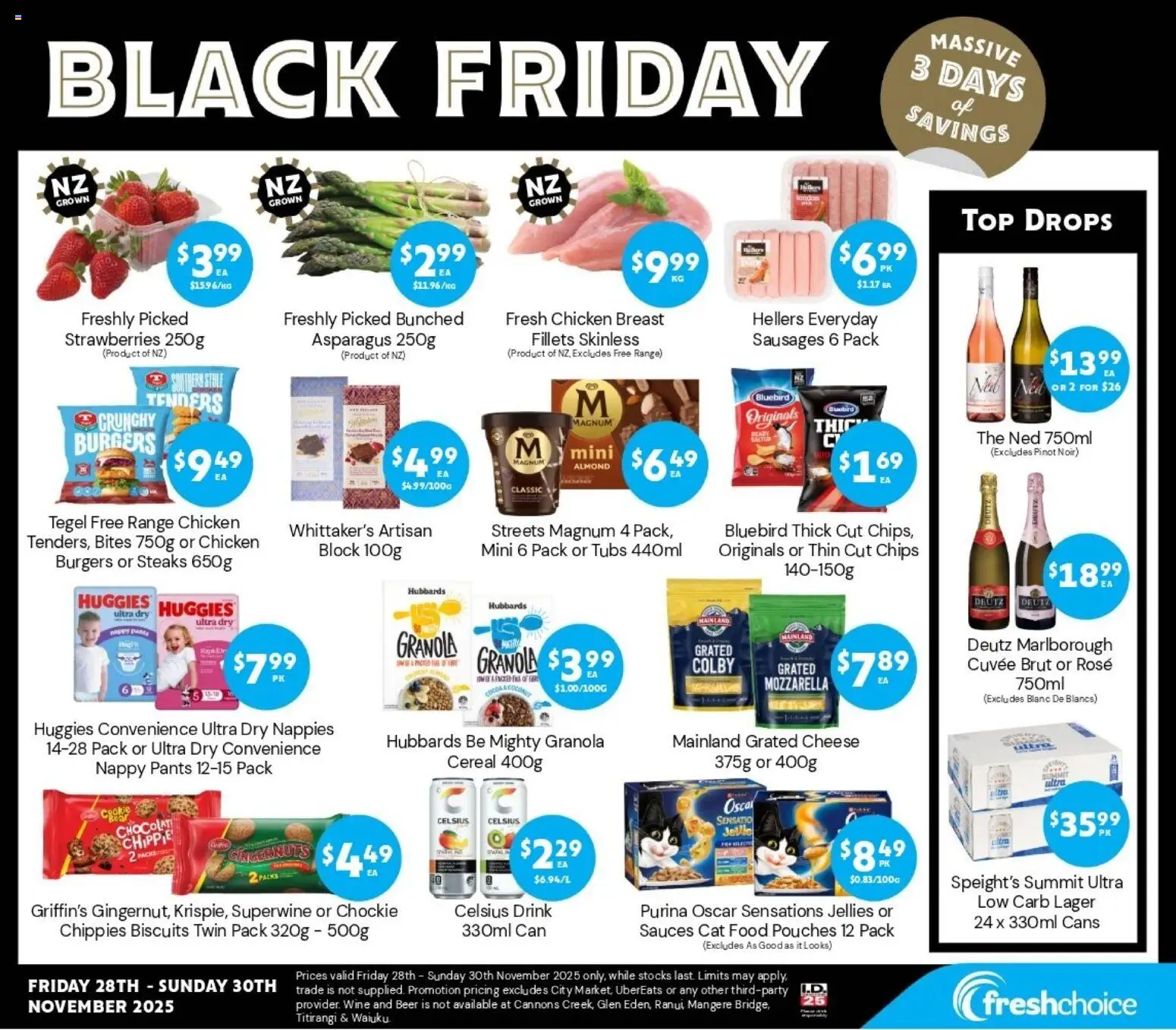 Preview of catalogue Black Friday from shop FreshChoice valid 28 Nov 2025