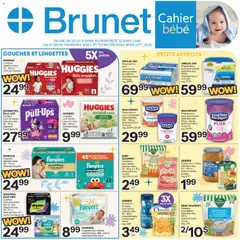 Un aperçu du dépliant Brunet flyer / circulaire du magasin Brunet est valide à partir 9 avr. 2026