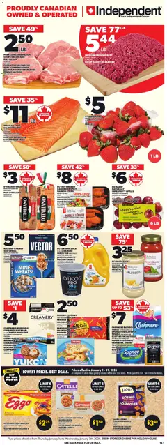 Preview of leaflet Weekly Flyer - NS from shop Independent Grocer is valid from Jan 01, 2026