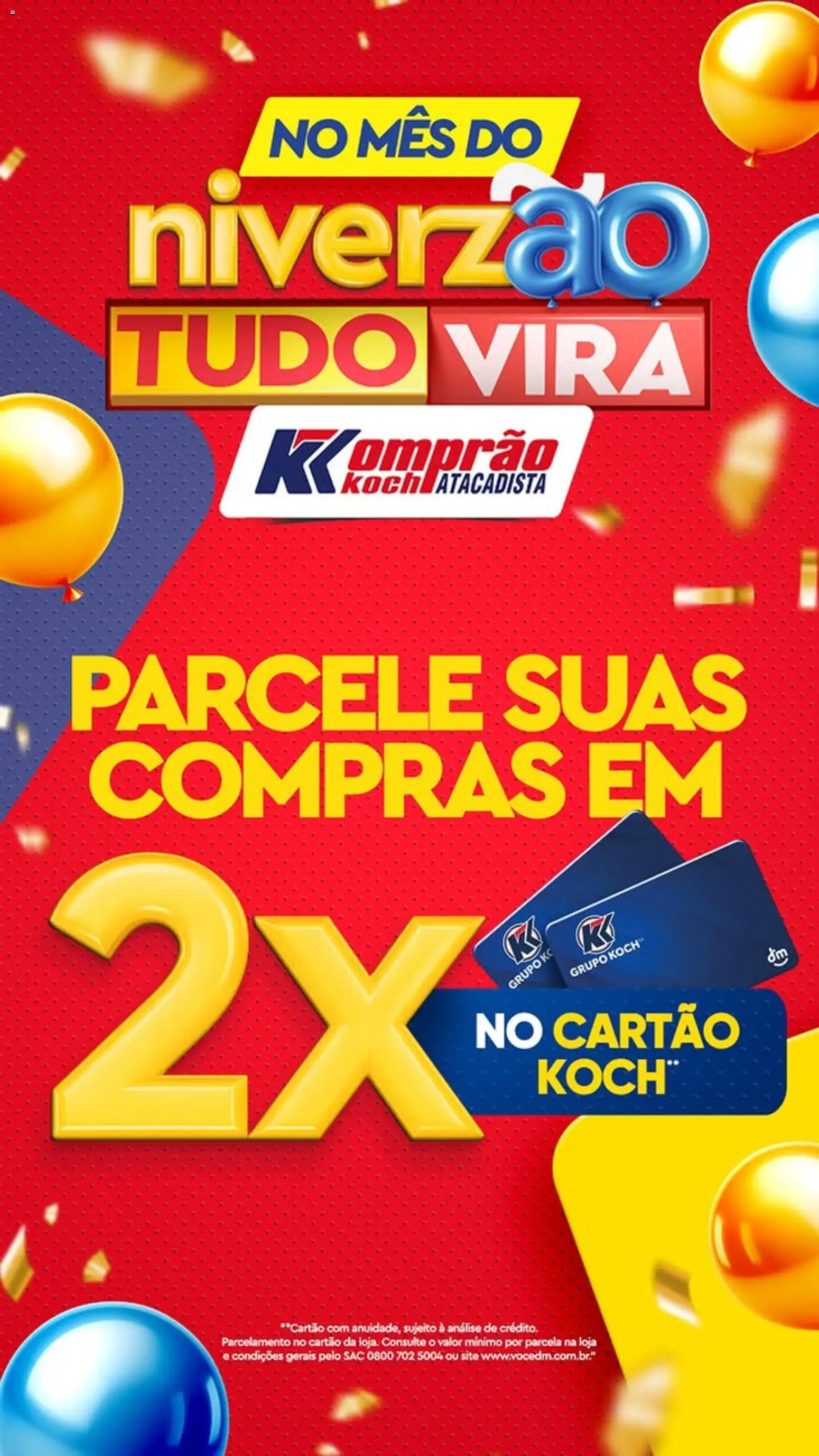 Pré-Visualização do folheto "Ofertas da semana" da loja Komprao Atacadista válido a partir de 27/10/2025