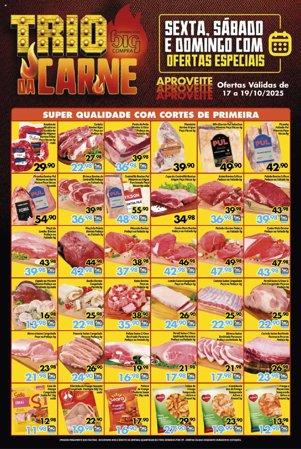 Big Compra folheto "Ofertas Trio da carne" válido a partir de 17/10/2025 - número de página 1