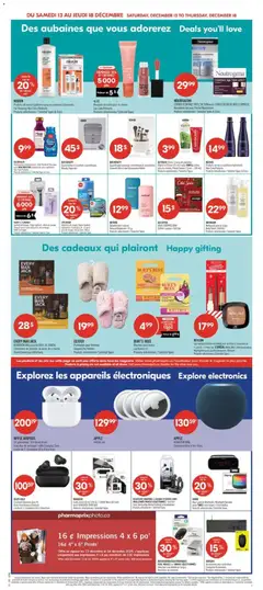 Preview of leaflet Weekly flyer / circulaire from shop Pharmaprix is valid from Dec 12, 2025 | Page: 9