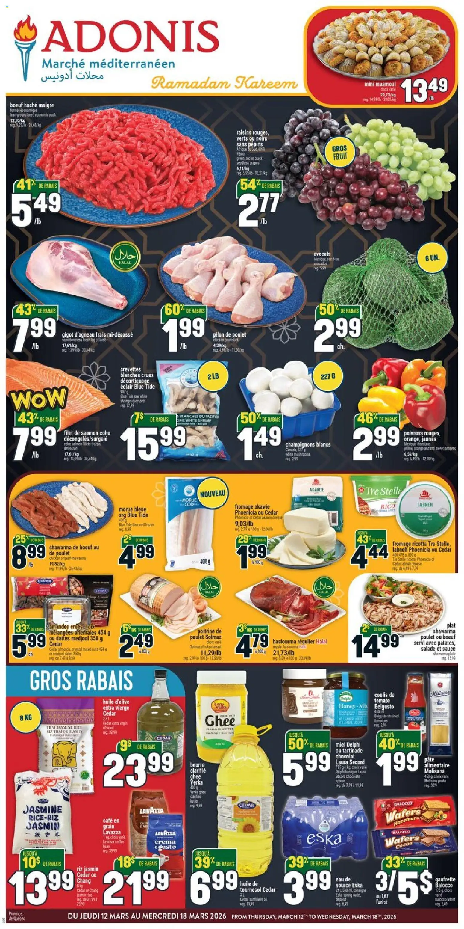 Preview of leaflet Adonis circulaire from shop Adonis is valid from Mar 12, 2026