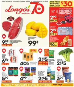 Un aperçu du dépliant Longo's weekly flyer / circulaire du magasin Longo's est valide à partir 9 avr. 2026