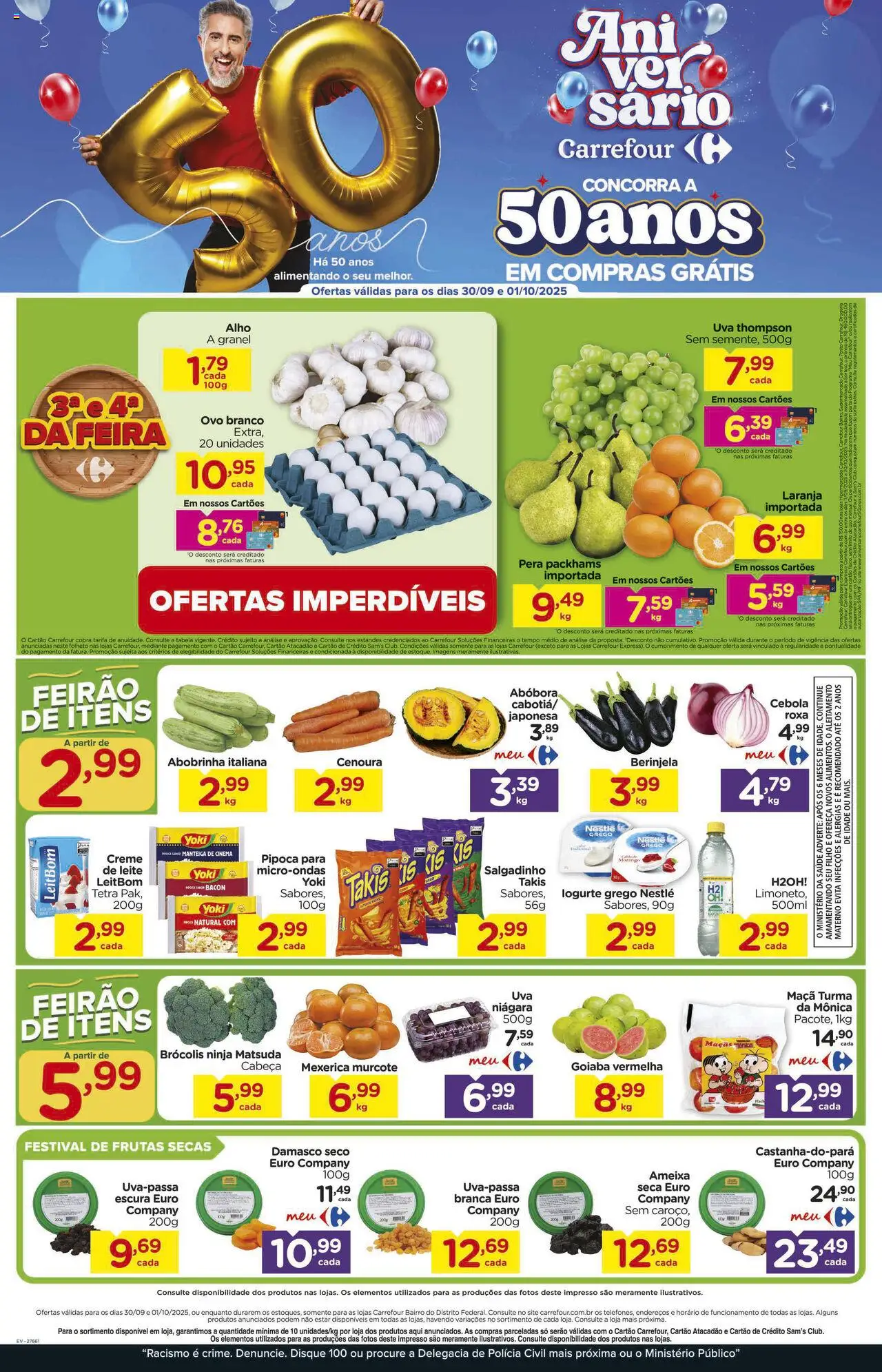 Carrefour Bairro folheto "Ofertas Feira" válido a partir de 30/09/2025 - número de página 1