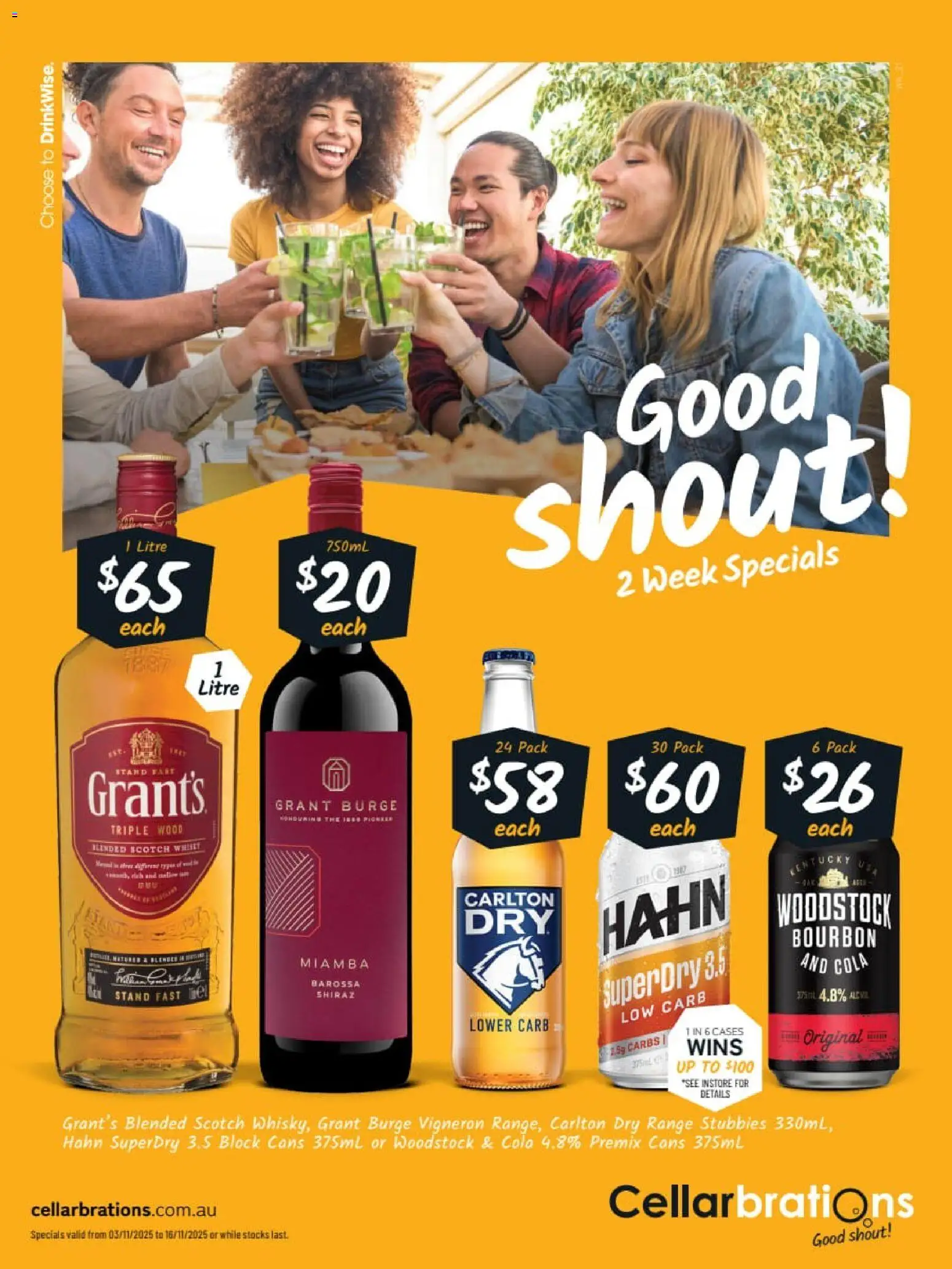 Preview of catalogue Catalogue WA from shop Cellarbrations valid 03/11/2025