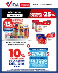 Vista previa del folleto de la tienda Vital válido desde el 04/11/2025 