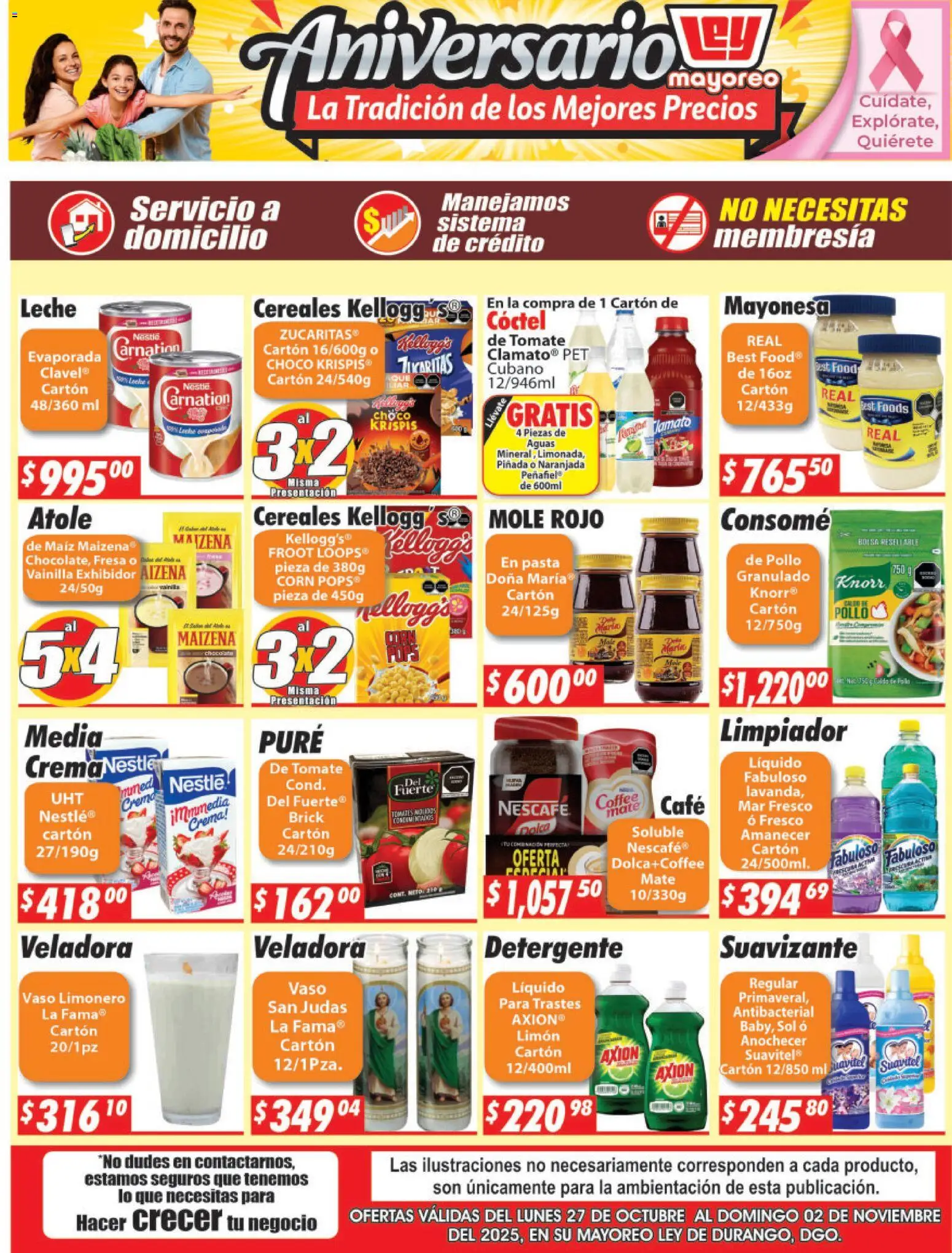 Vista previa las ofertas de la tienda Casa Ley - Folleto Mayoreo desde el 27/10/2025 