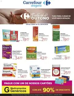 Pré-Visualização do folheto "Carrefour ofertas Especial Drogaria" da loja Carrefour válido a partir de 13/04/2026