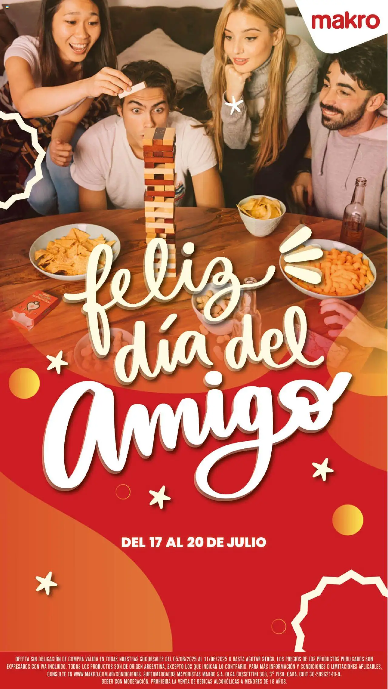 Makro Ofertas especiales día del amigo del 17/07/2025 >> Catálogo