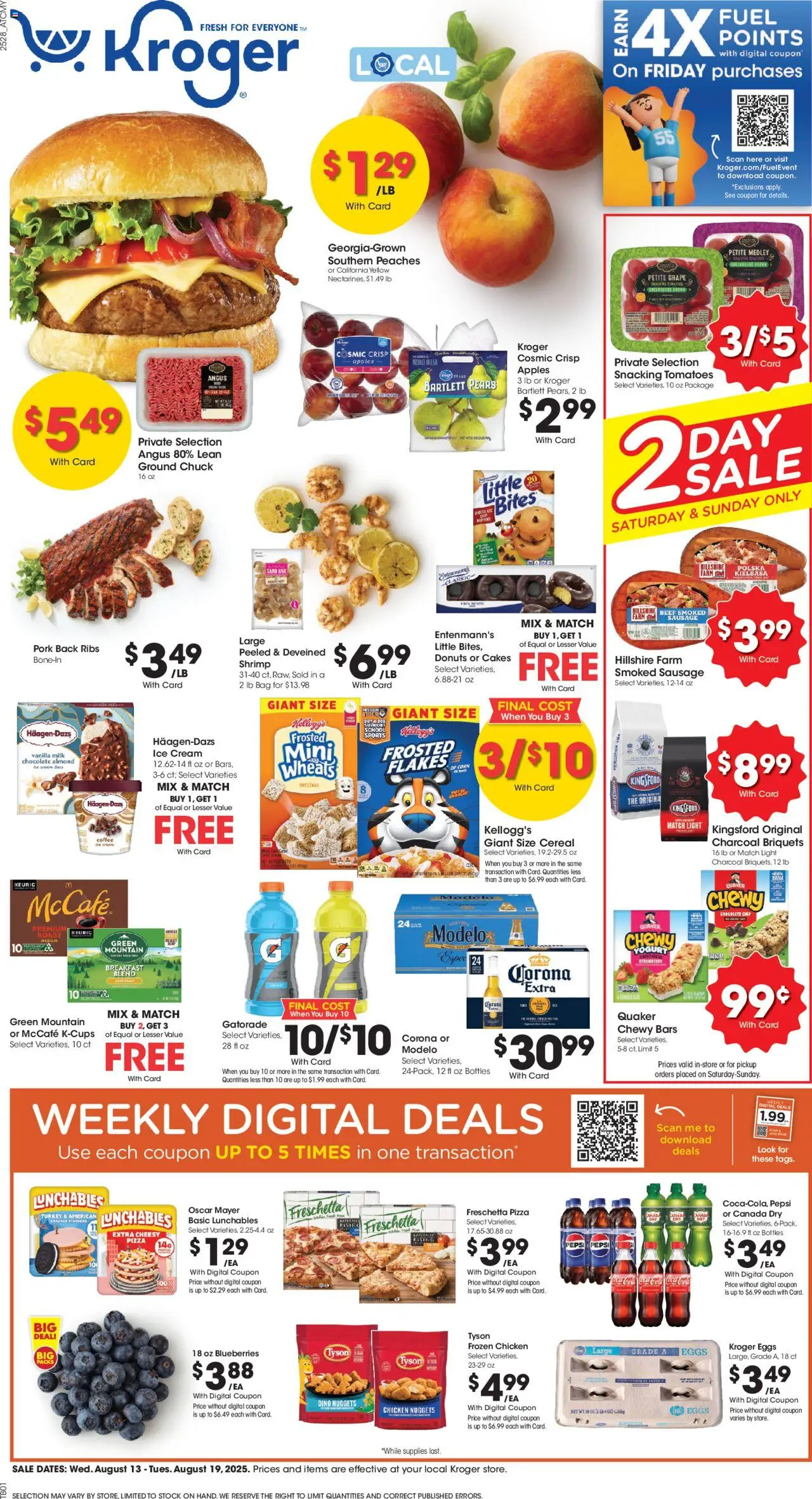 Kroger Weekly ads from 08/13/2025 >> Ad for next week - Page number 1