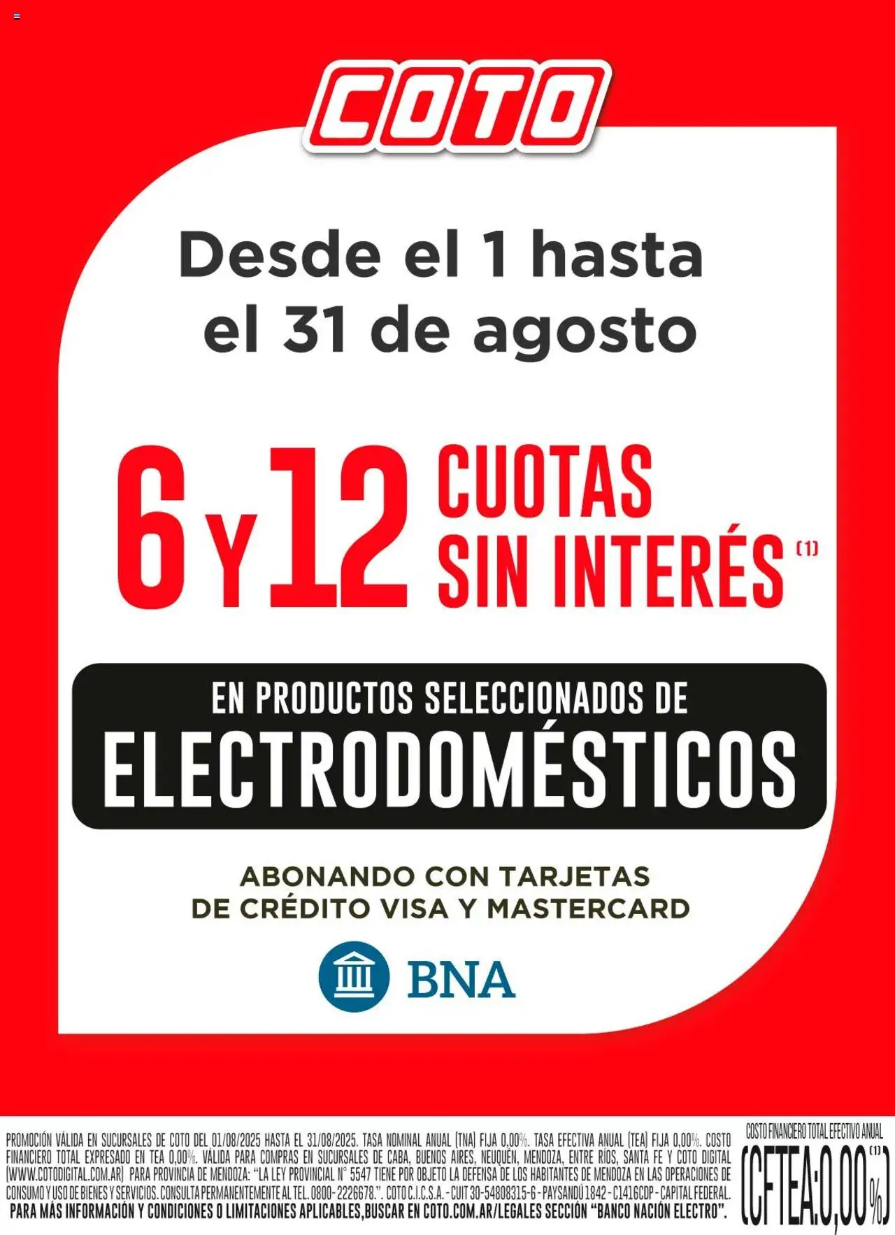 Coto Electro - Agosto del 01/08/2025 >> Catálogo