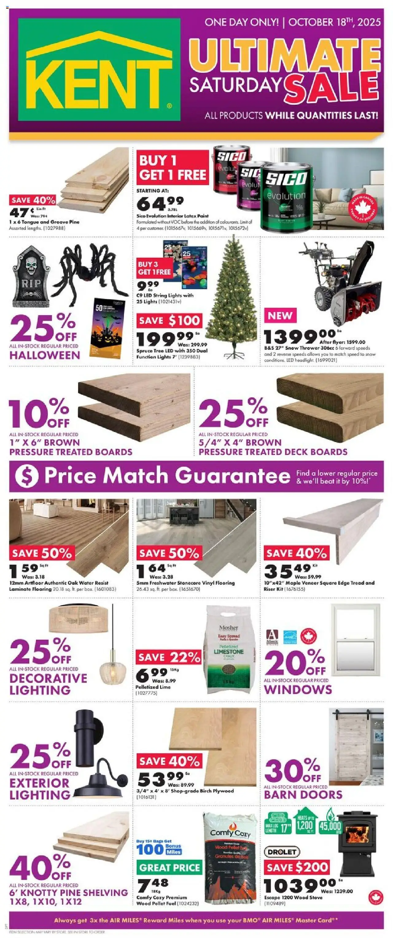 Kent flyer valid from Oct 16, 2025 - page number 1