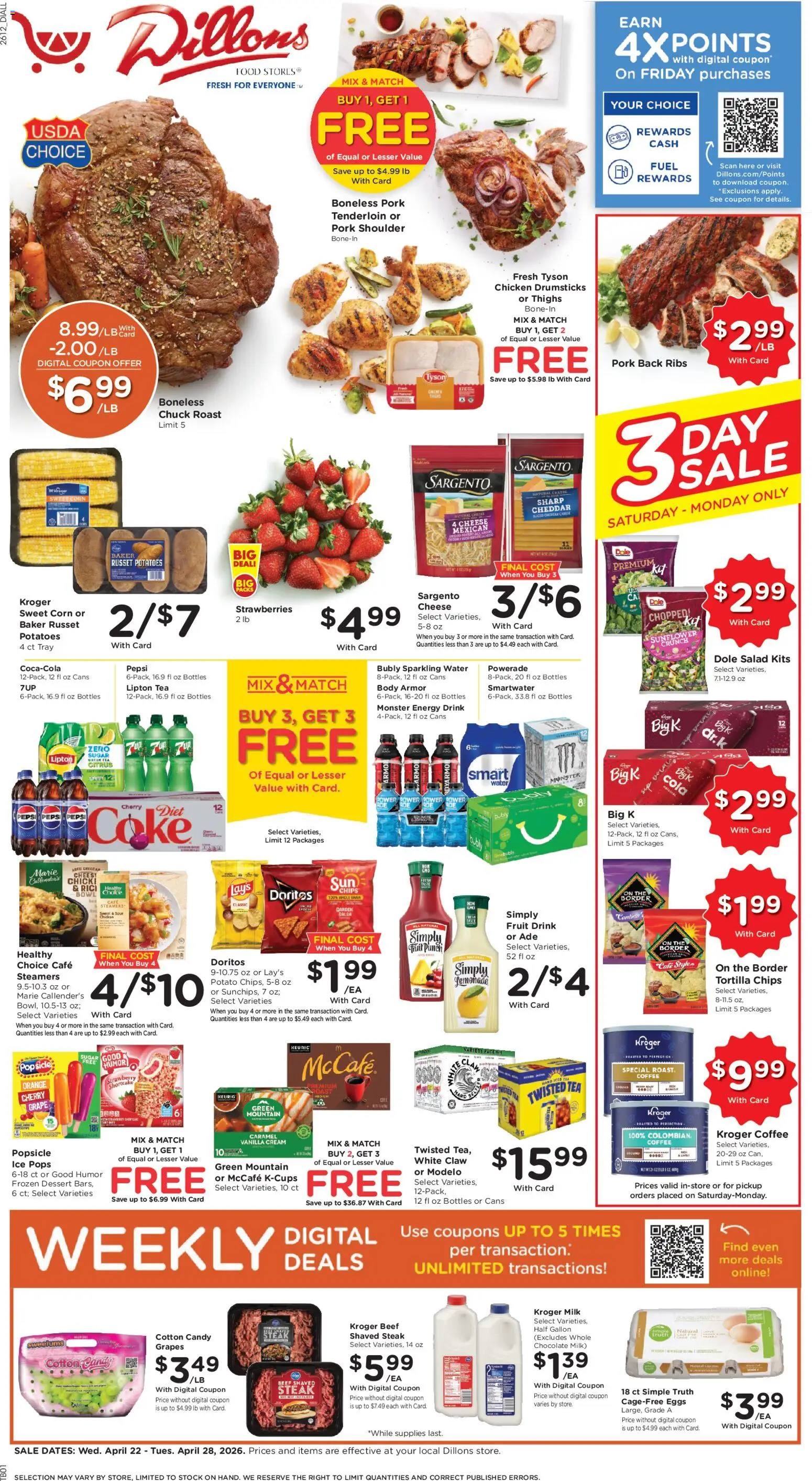 Ad Preview of Dillons Dillons Weekly Ad from 04/22/2026