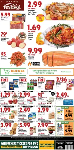 Ad Preview of Festival Foods Weekly Ad from 10/01/2025