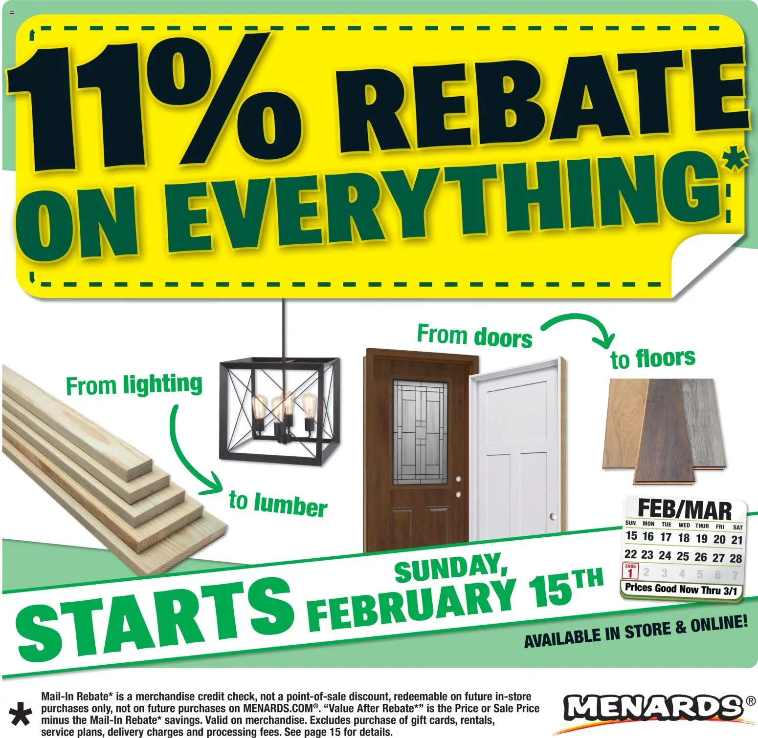 Ad Preview of Menards Weekly Ad from 02/15/2026