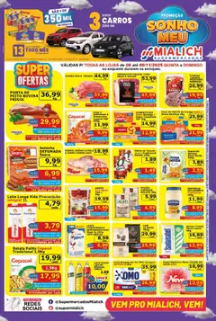 Pré-Visualização do folheto "Ofertas da semana" da loja Mialich Supermercados válido a partir de 06/11/2025
