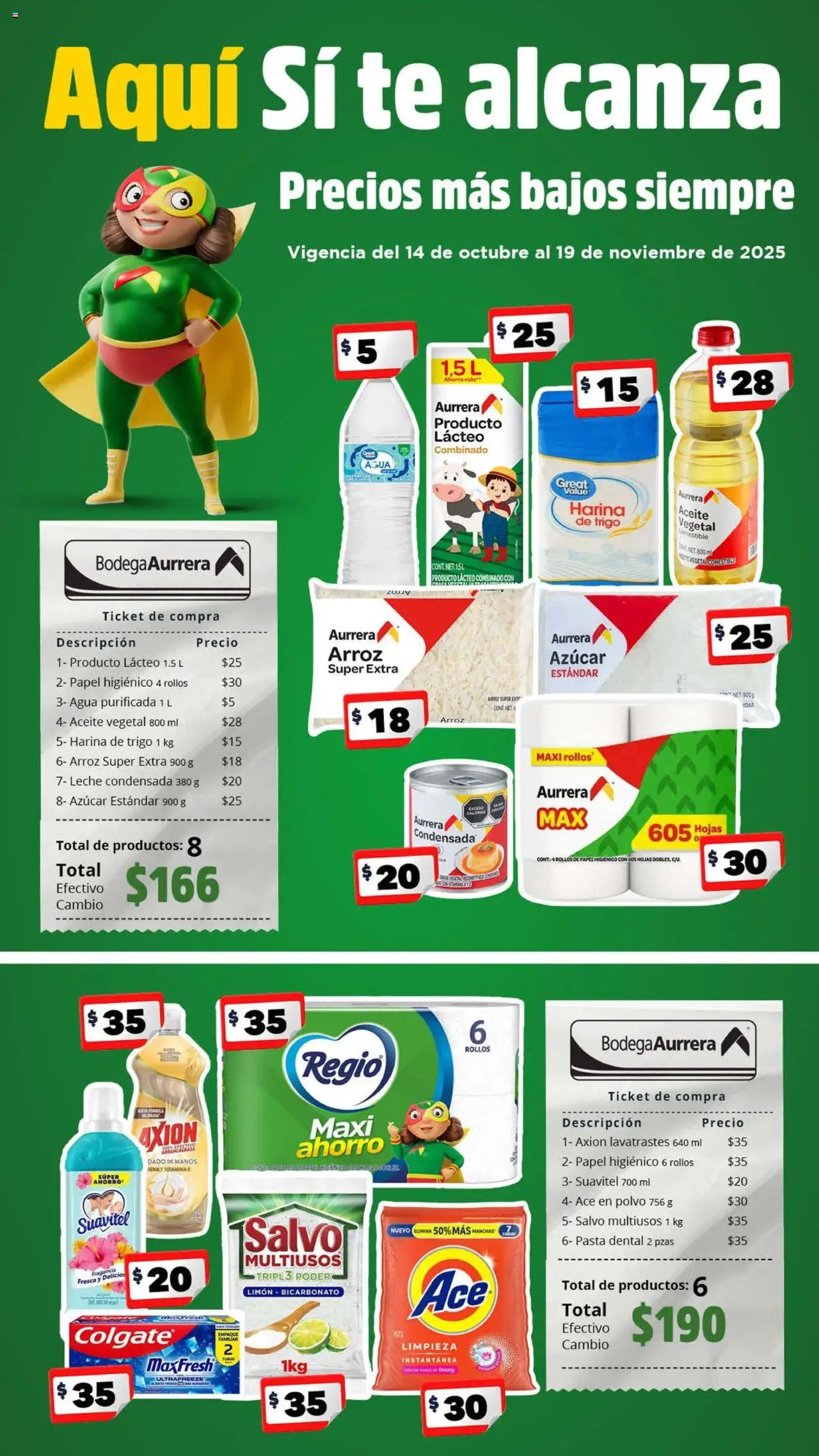 Vista previa las ofertas de la tienda Bodega Aurrerá - Folleto Aquí Sí te Alcanza desde el 14/10/2025 