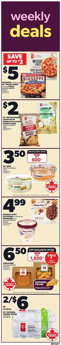 Preview of leaflet Weekly flyer / circulaire from shop Zehrs is valid from Jan 22, 2026