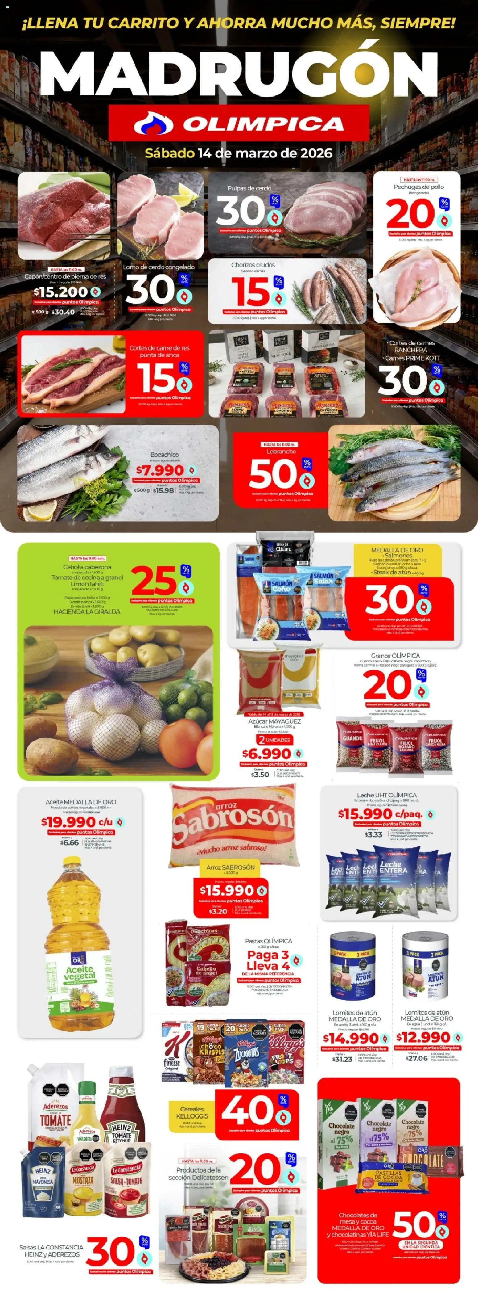  Vista previa del prospecto Olímpica catálogo del almacen Olímpica válida del 14/03/2026 al 14/03/2026