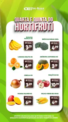 Pré-Visualização do folheto "Ofertas da semana" da loja São Roque Supermercados válido a partir de 16/07/2025