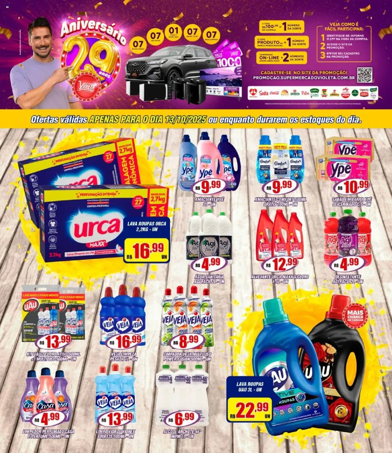 Violeta Supermercados folheto "Ofertas da semana" válido a partir de 13/10/2025 - número de página 1