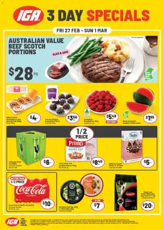 Preview of catalogue Weekend Specials NT/WA from shop IGA valid 27/02/2026